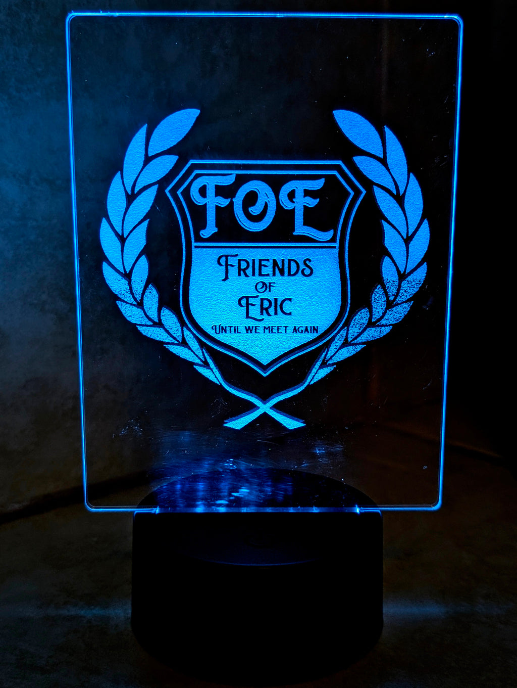 Custom Engraved LED Acrylic Light Sign – Personalized Nightlight or Display