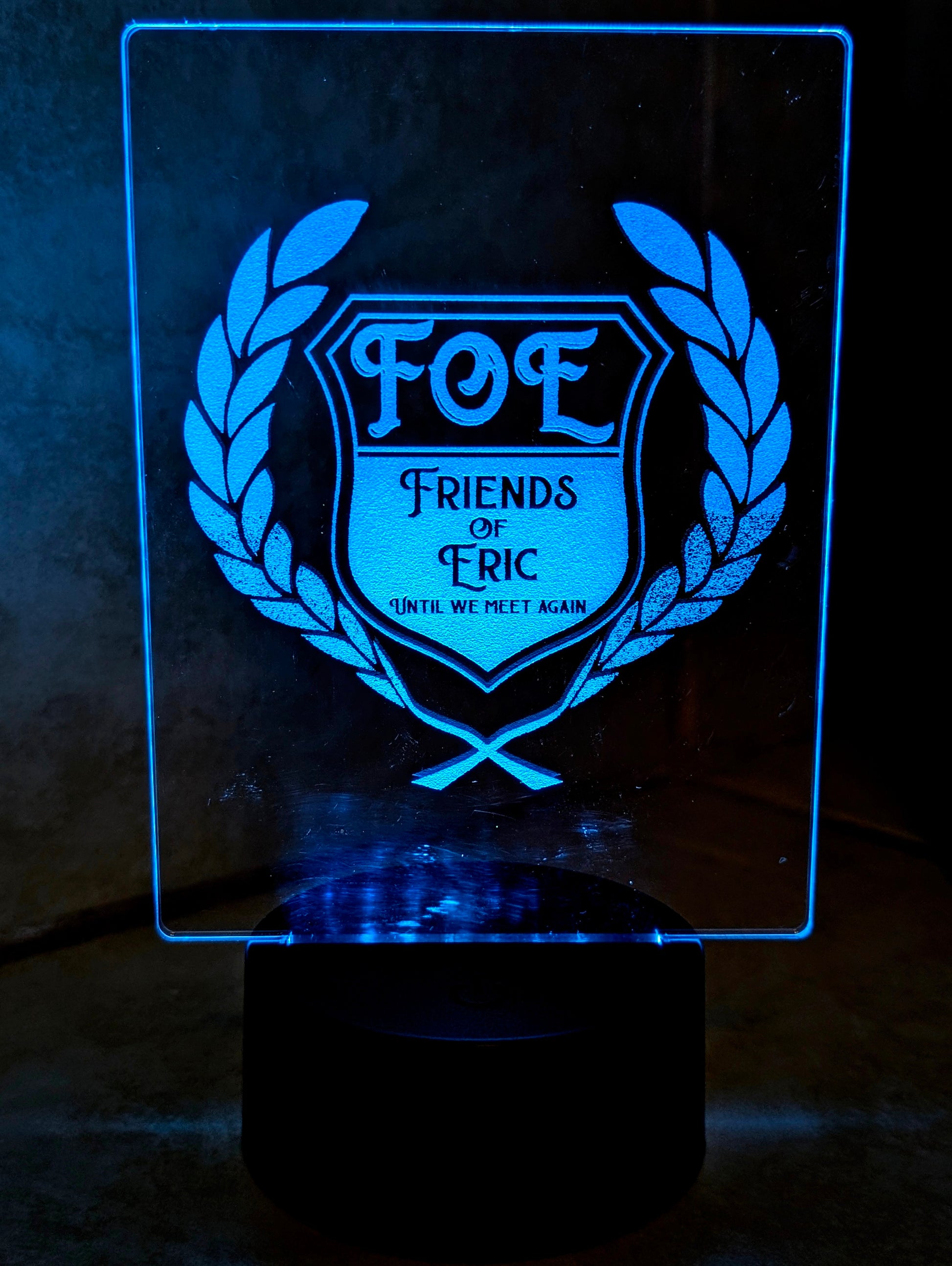 Custom Engraved LED Acrylic Light Sign – Personalized Nightlight or Display